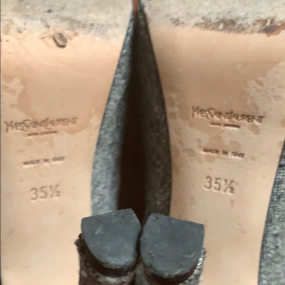 YSL sparkle tweed pumps - size 5.5 - Picture 4 of 6